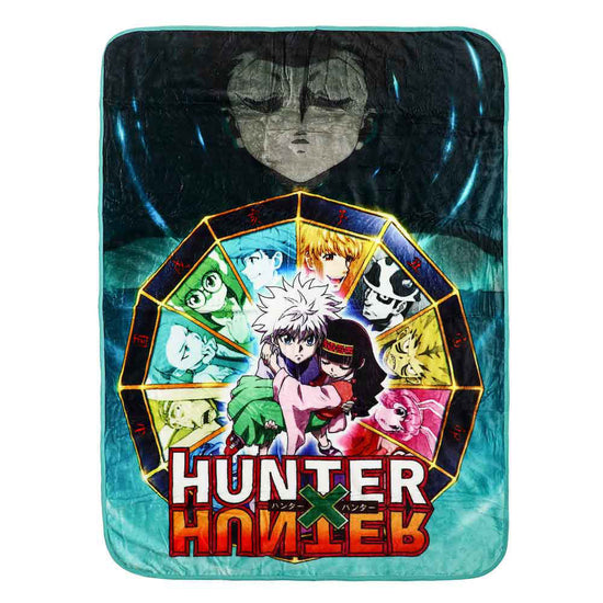 Hunter X Hunter Character Wheel Throw Blanket