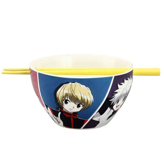 Hunter x Hunter Characters 6" Ceramic Bowl with Chopsticks