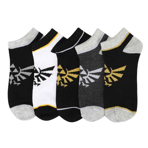 Hyrule Crest (The Legend of Zelda) Ankle Socks 5 Pair Set