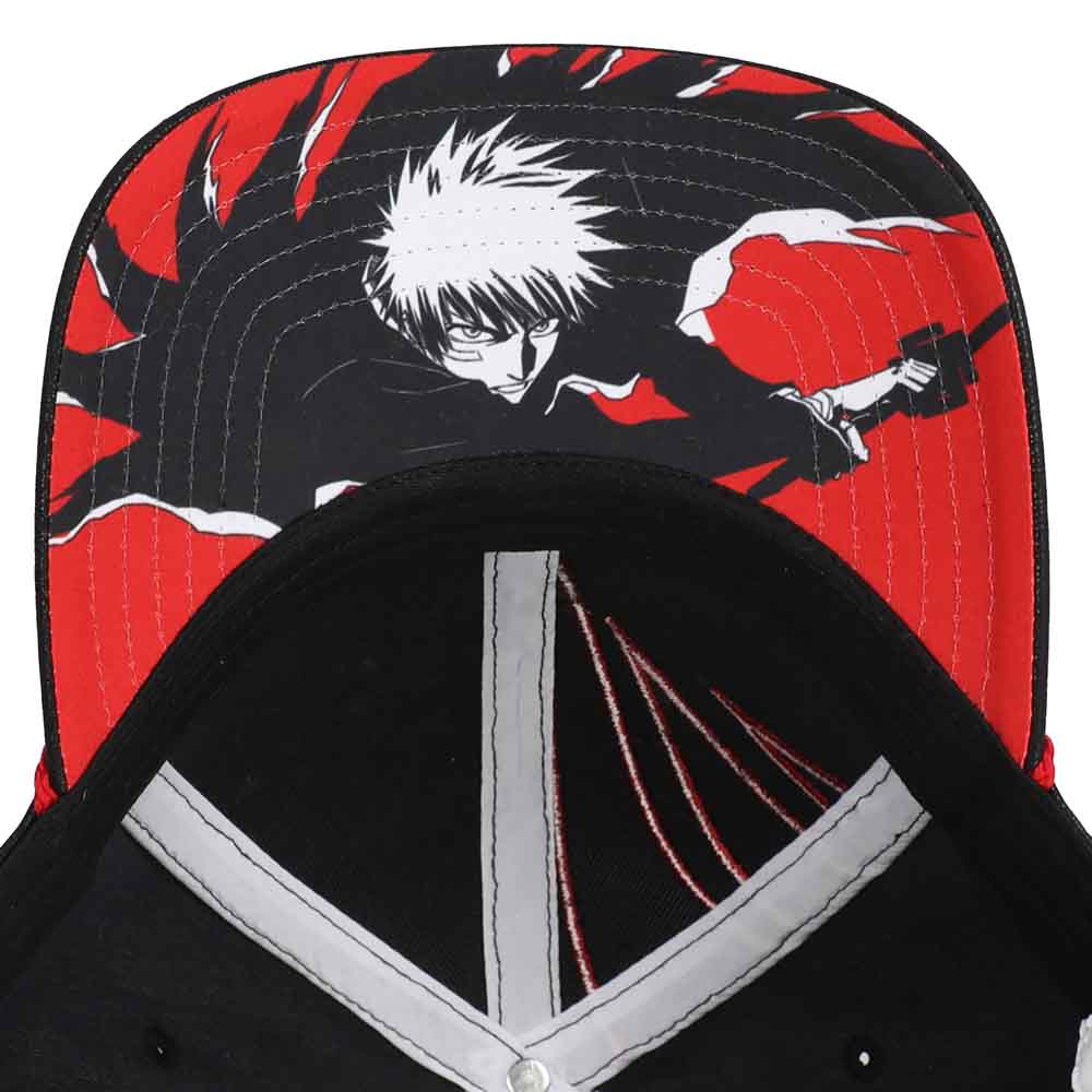 Ichigo Kurosaki (Bleach) Hollow Mask Faux Leather Snapback Hat