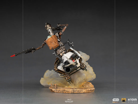 IG-11 and Grogu on Speeder (Star Wars: The Mandalorian) 1:10 Deluxe Scale Statue