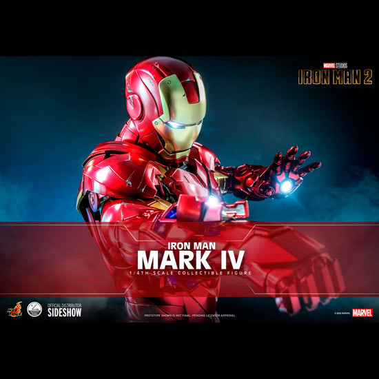  Iron Man Mark IV (Collector Edition) Marvel 1:4 Figure by Hot Toys