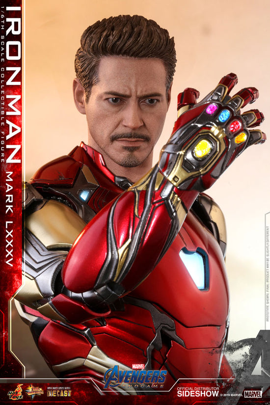 Tony Stark I Am Iron Man Mark LXXXV Avengers: Endgame Diecast Metal 1:6 Scale Figure by Hot Toys 