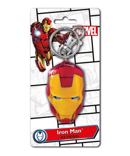 Iron Man 3D Helmet Marvel Avengers Metal Keychain