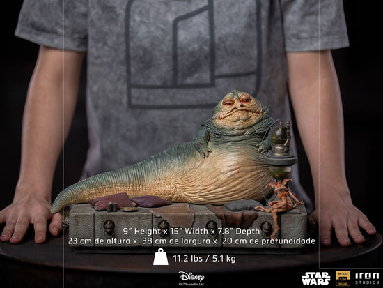 Load image into Gallery viewer, Jabba the Hutt (Star Wars: Return of the Jedi) Deluxe 1:10 Statue by Iron Studios
