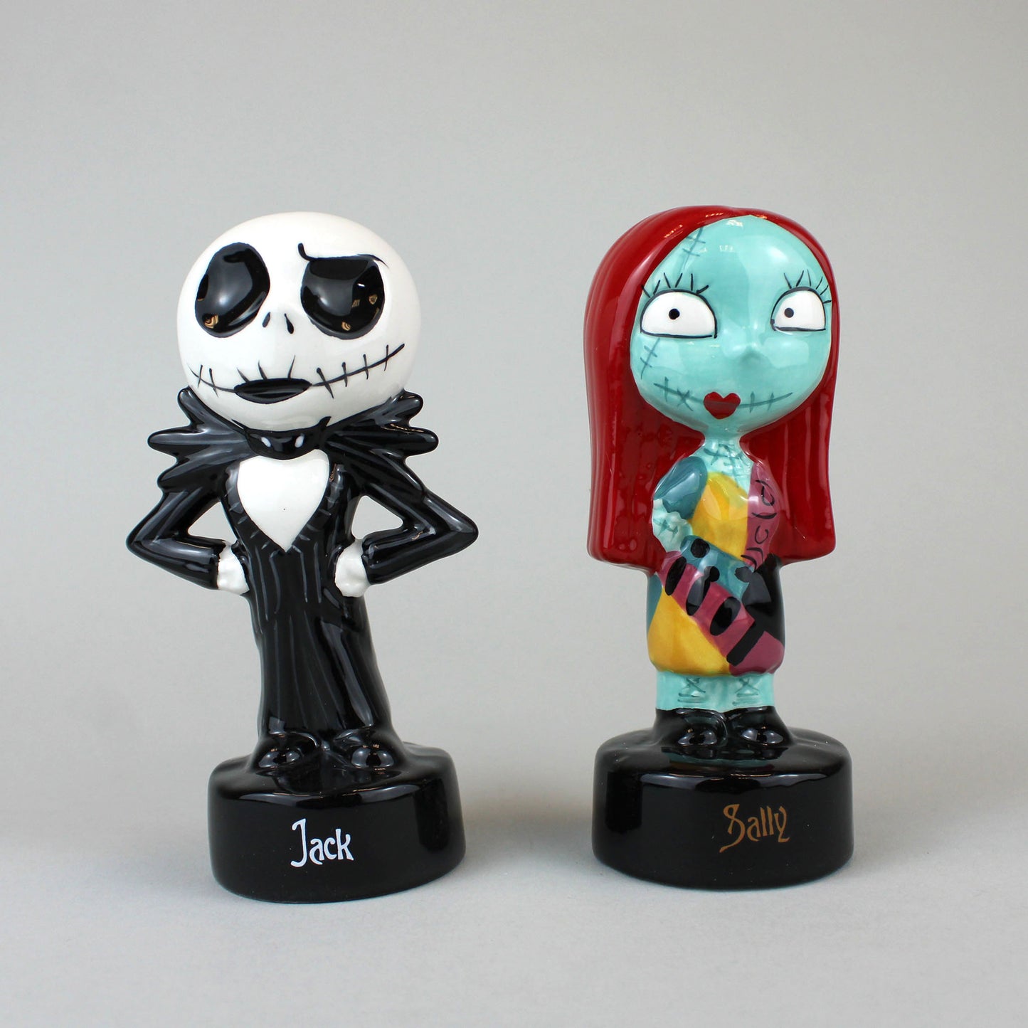 Jack And Sally (The Nightmare Before Christmas) Ceramic Salt & Pepper Shaker Set