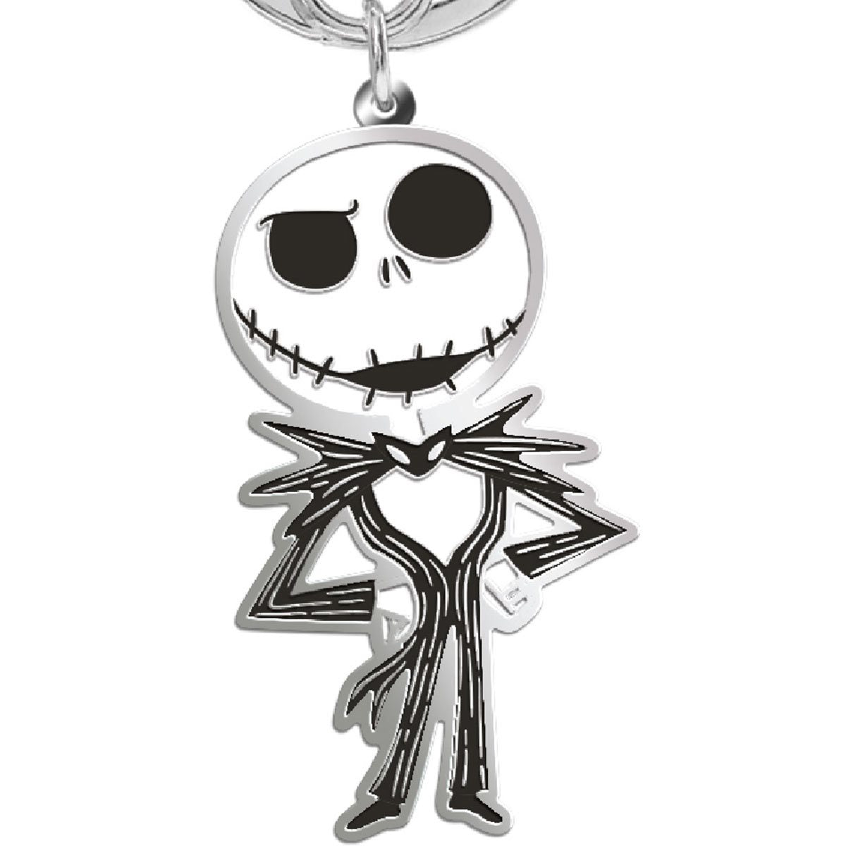 Jack Skellington (The Nightmare Before Christmas) Colored Pewter Keychain