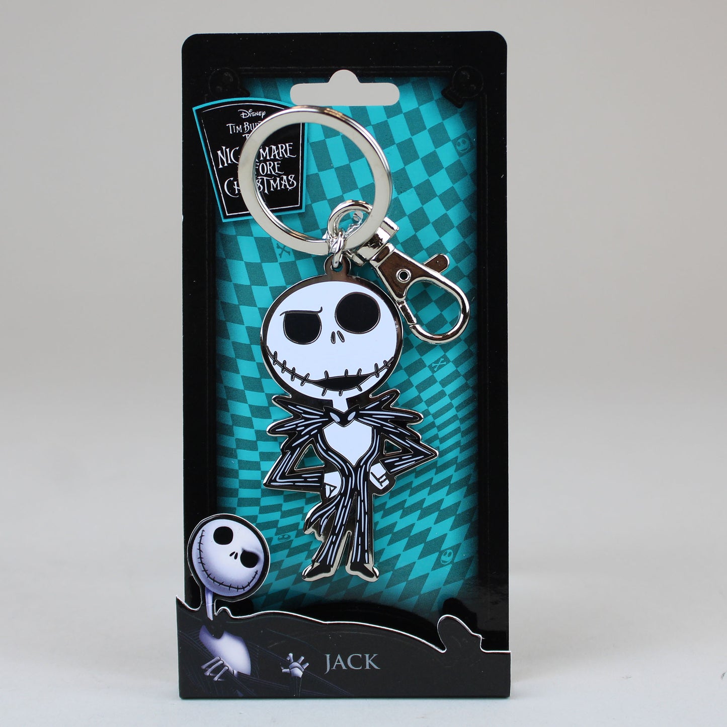 Jack Skellington (The Nightmare Before Christmas) Colored Pewter Keychain