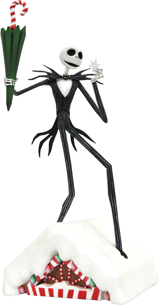 Load image into Gallery viewer, Jack Skellington on Rooftop (The Nightmare Before Christmas) Disney Gallery Statue
