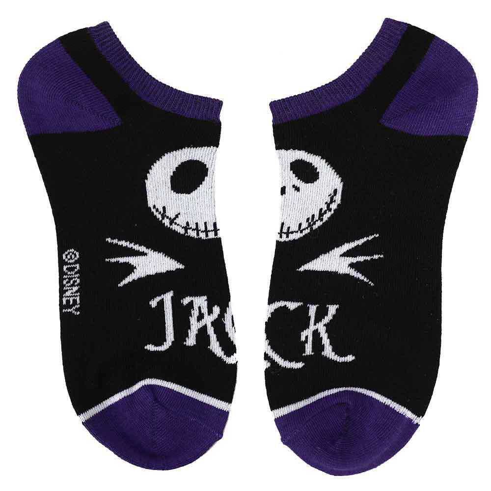 Jack Skellington (The Nightmare Before Christmas) Ankle Socks 5 Pair Set