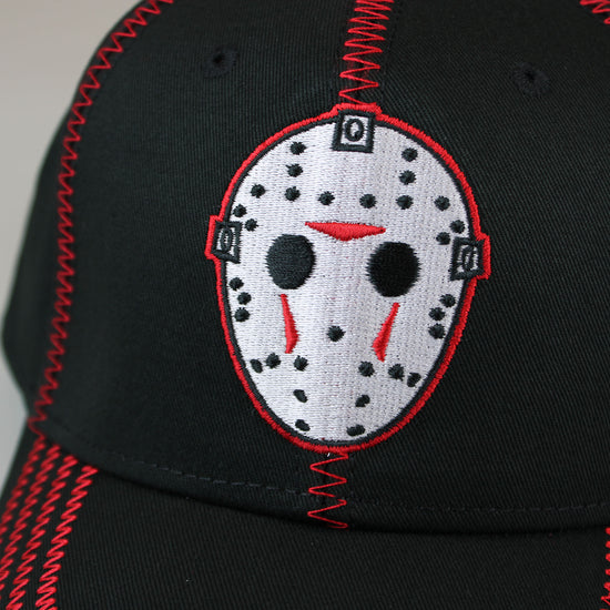 Jason (Friday the 13th) Embroidered Contrast Stitch Hat
