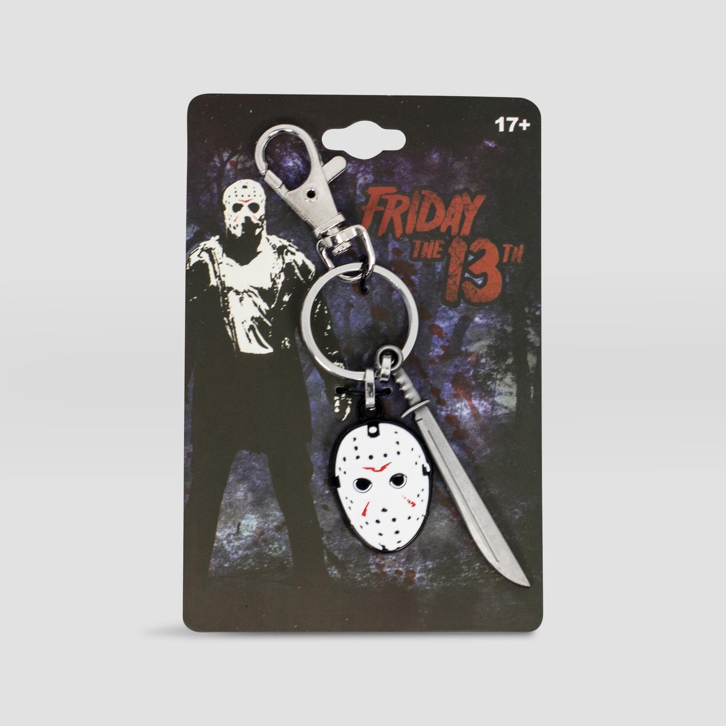 Jason Voorhees Mask & Machete (Friday the 13th) Enamel Keychain