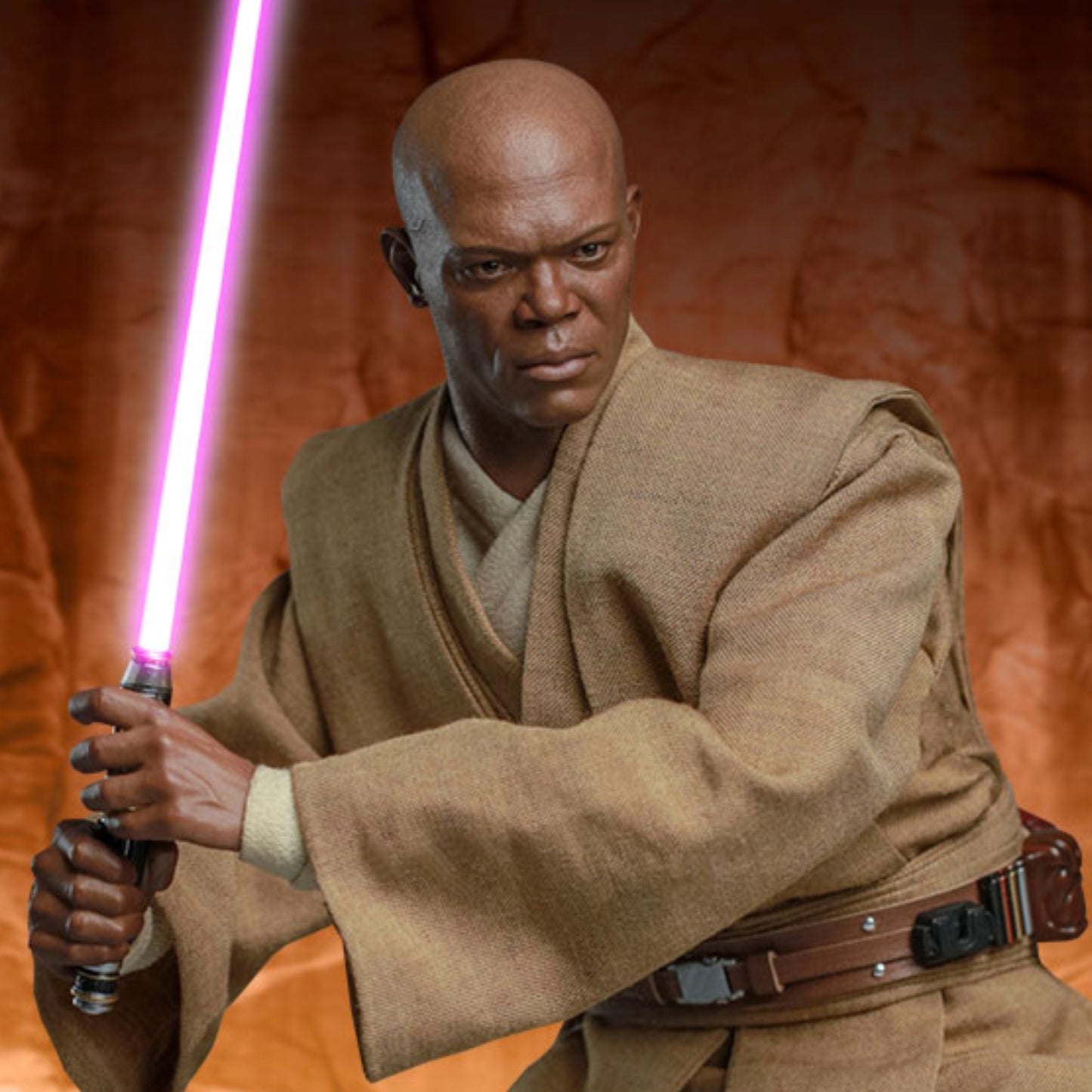 Load image into Gallery viewer, Mace Windu (Star Wars: Attack of the Clones) 1:6 Figure by Hot Toys
