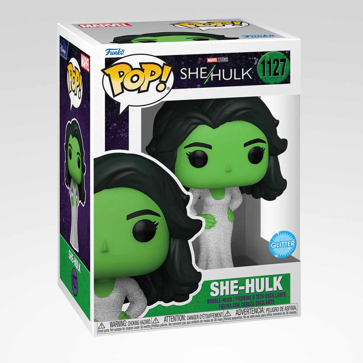 She Hulk in Gala Dress (She-Hulk) Marvel Glitter Funko Pop!