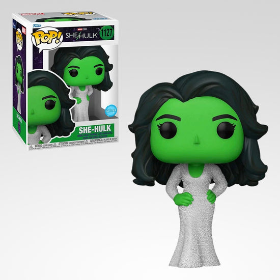 Load image into Gallery viewer, She Hulk in Gala Dress (She-Hulk) Marvel Glitter Funko Pop!
