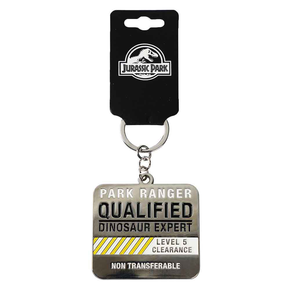 Park Ranger Level 5 Clearance Badge (Jurassic Park) Metal Keychain