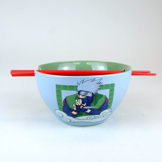 Kakashi (Naruto Shippuden) 6" Ceramic Ramen Bowl with Chopsticks