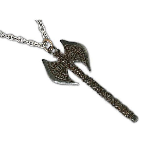 Dwarf Battle Axe Lord of the Rings Bronze Necklace