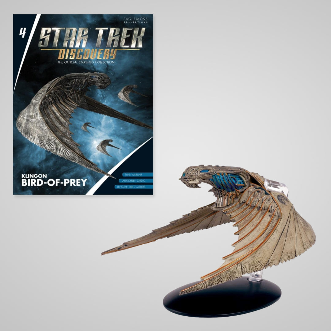 Load image into Gallery viewer, Klingon Bird-of-Prey (Star Trek: Discovery) Model Ship with Magazine Vol. 4
