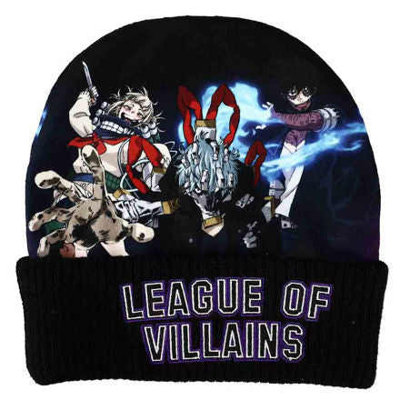 League of Villains My Hero Academia Cuff Beanie Hat