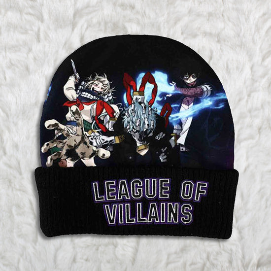 League of Villains My Hero Academia Cuff Beanie Hat
