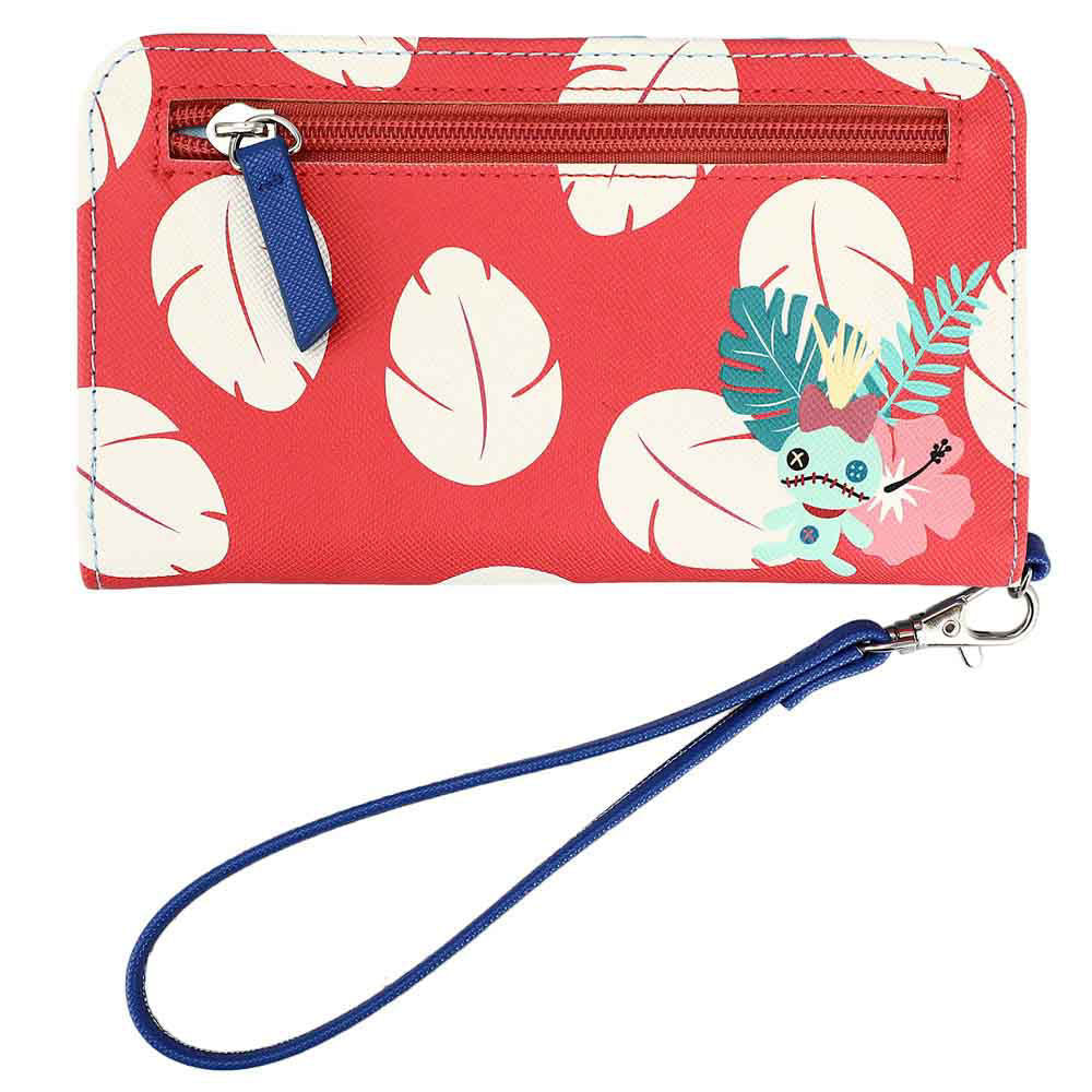 Stitch and Lilo Flowers (Lilo & Stitch) Disney Wristlet Tech Wallet