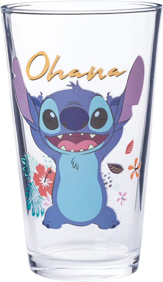 Lilo and Stitch "Chillin" Disney 16oz Set of 4 Glasses