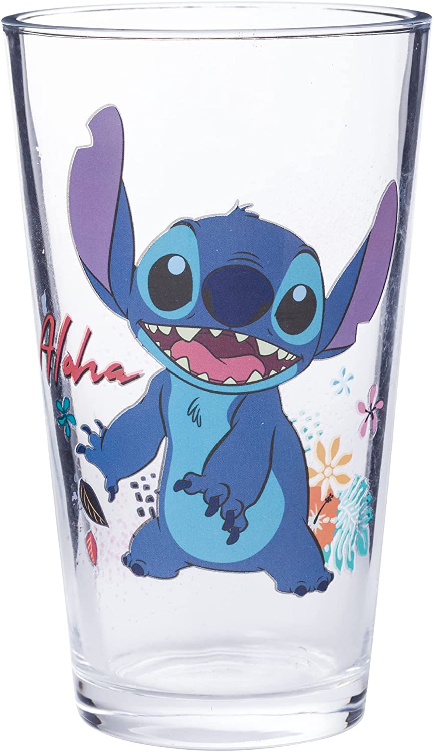 Lilo and Stitch "Chillin" Disney 16oz Set of 4 Glasses