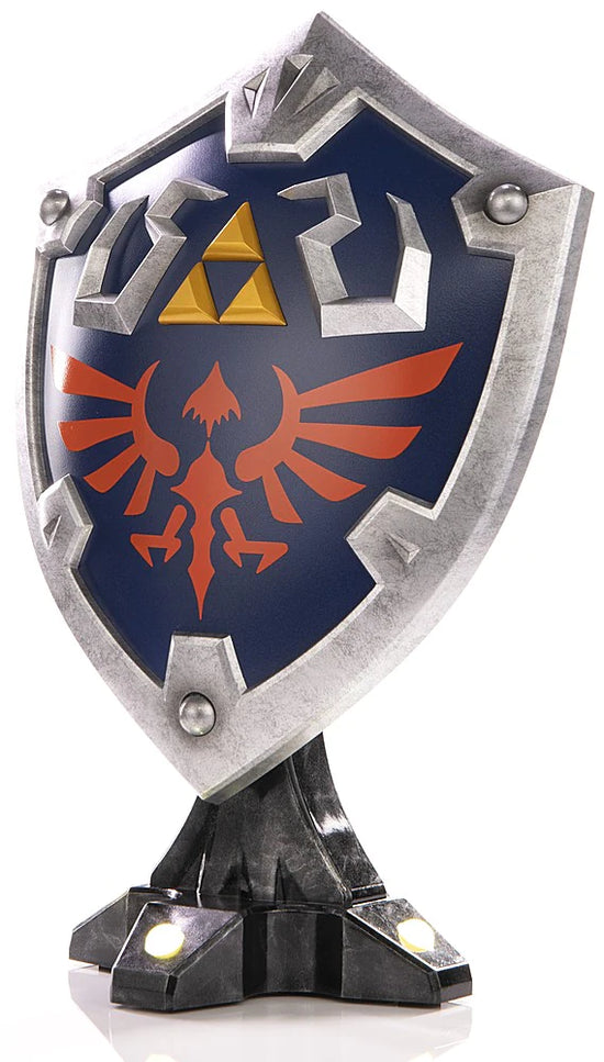 Hylian Shield (The Legend of Zelda: Breath of the Wild)  12" Statue with LED Lighted Stand