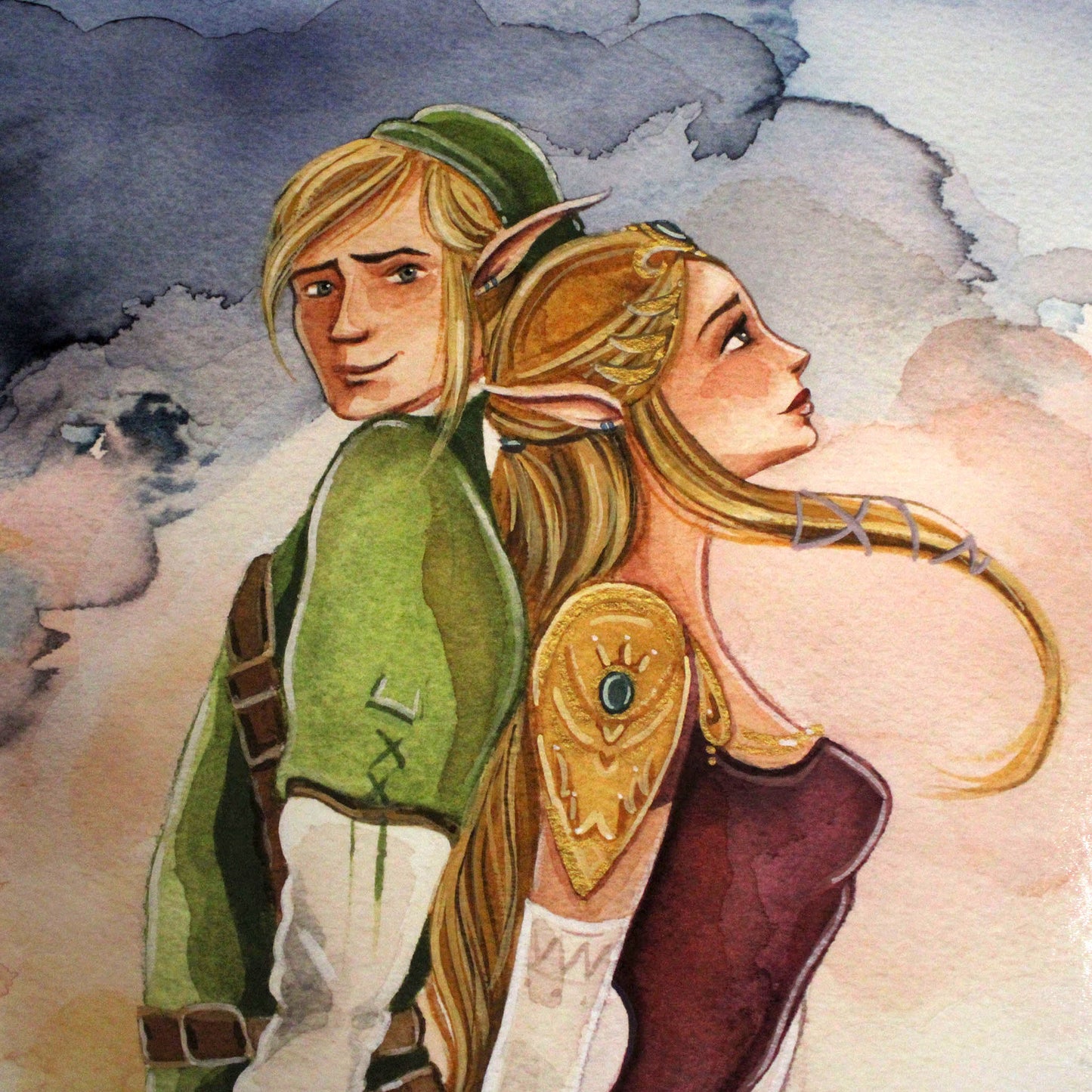 My fanart Link x Zelda [BoTW]  Legend of zelda, Legend of zelda