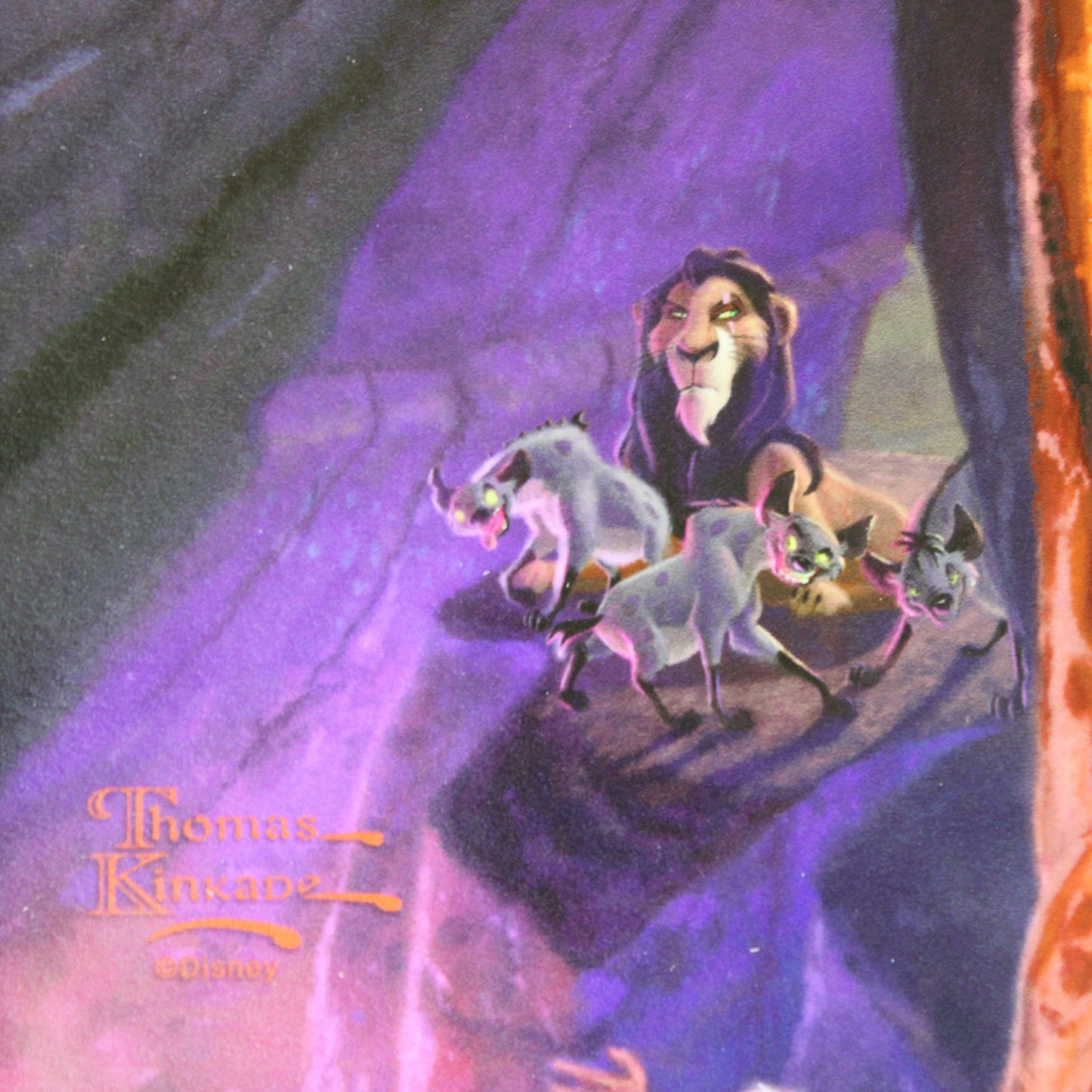 Thomas Kinkade Studios - Disney The Lion King - Art Prints Satin White (Art Print)