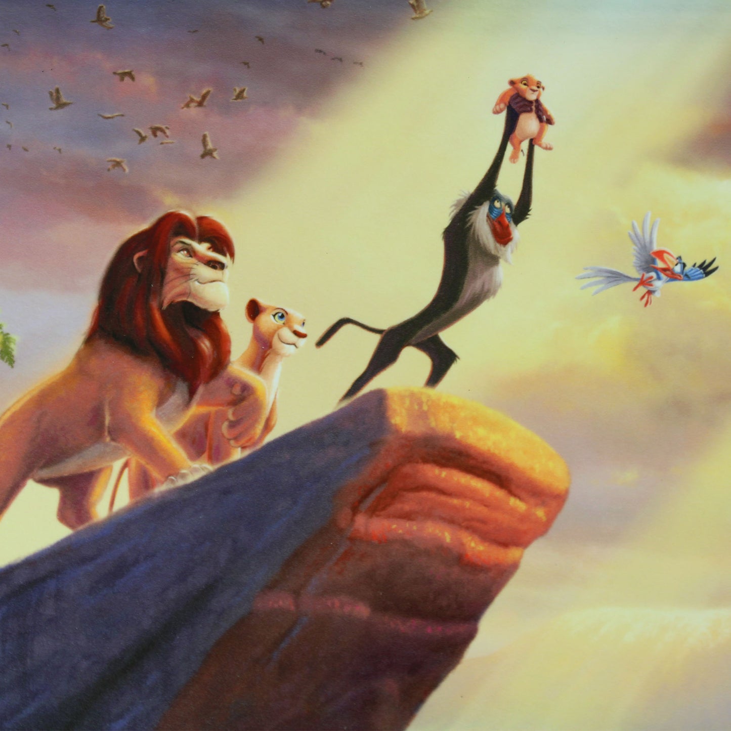 The Lion King (Disney) Thomas Kinkade Framed Art Print