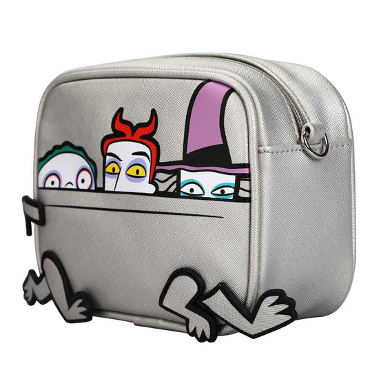 Load image into Gallery viewer, Lock, Shock, &amp;amp; Barrel The Nightmare Before Christmas Crossbody Bag
