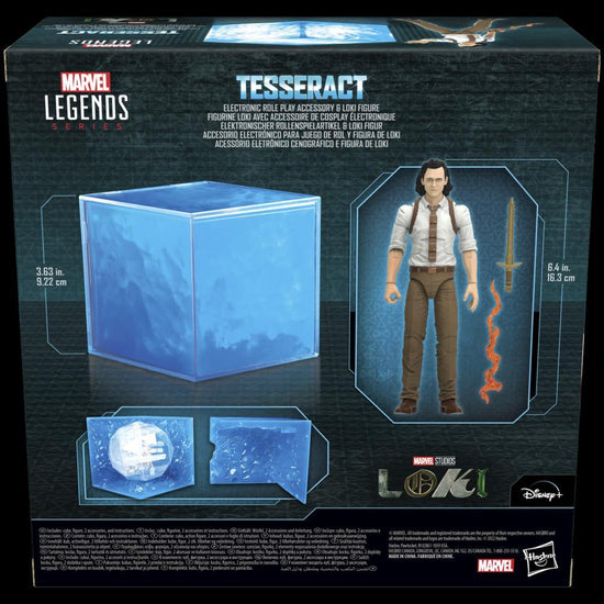 Loki & Tesseract (Marvel Legends) Figure & 1:1 Scale Prop Replica Set