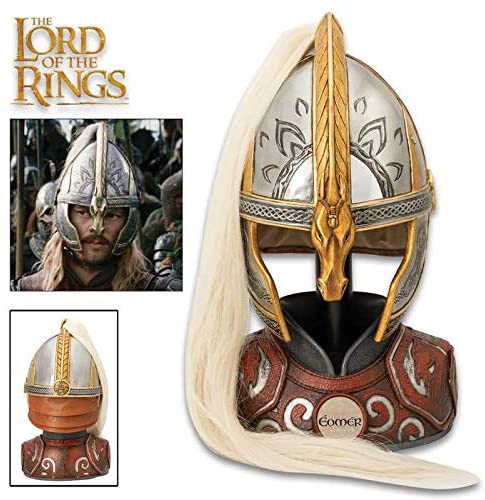 Helm Of Eomer (Lord of the Rings) Full-Scale Prop Replica with Display StandHelm Of Eomer (Lord of the Rings) Full-Scale Prop Replica with Display Stand