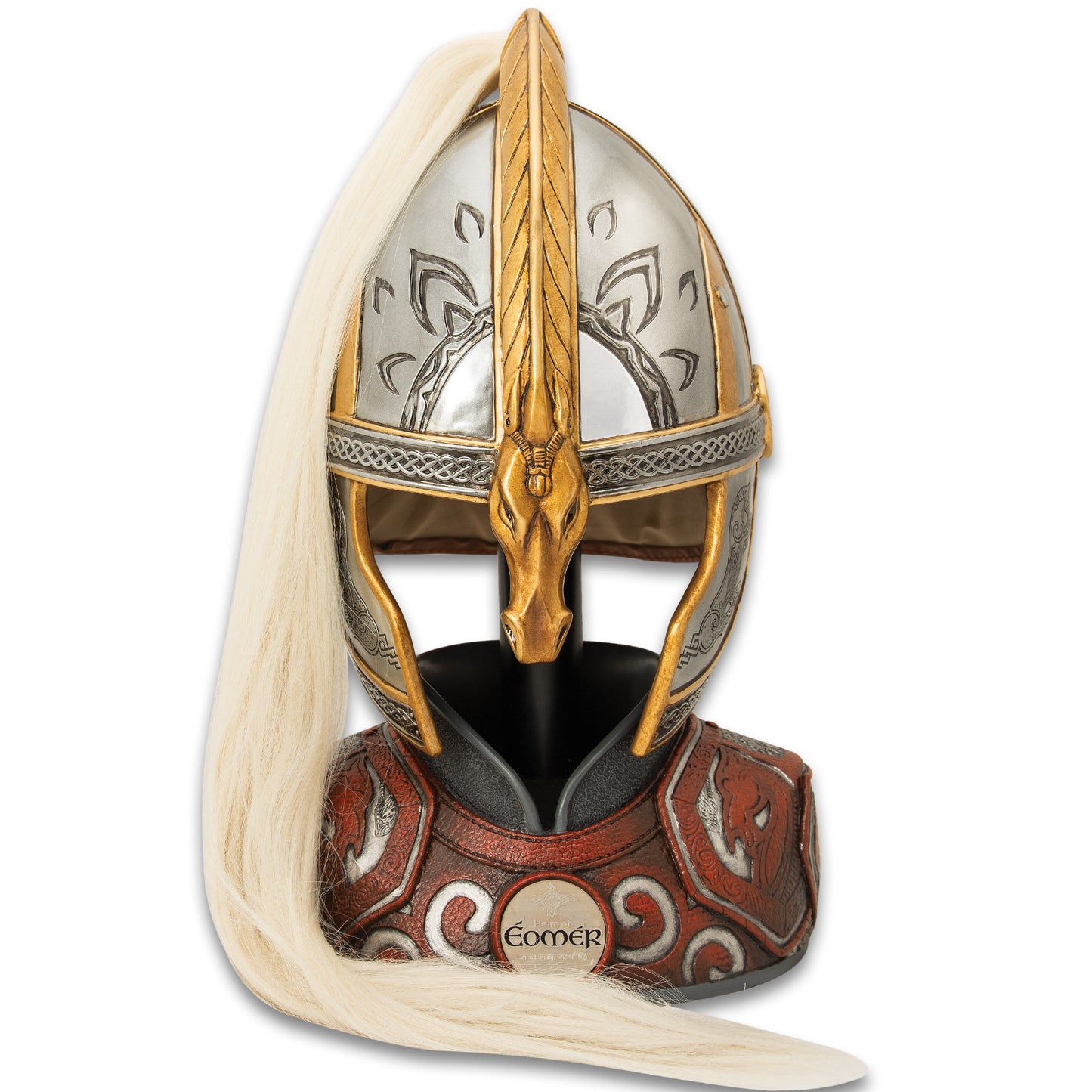 Helm Of Eomer (Lord of the Rings) Full-Scale Prop Replica with Display Stand
