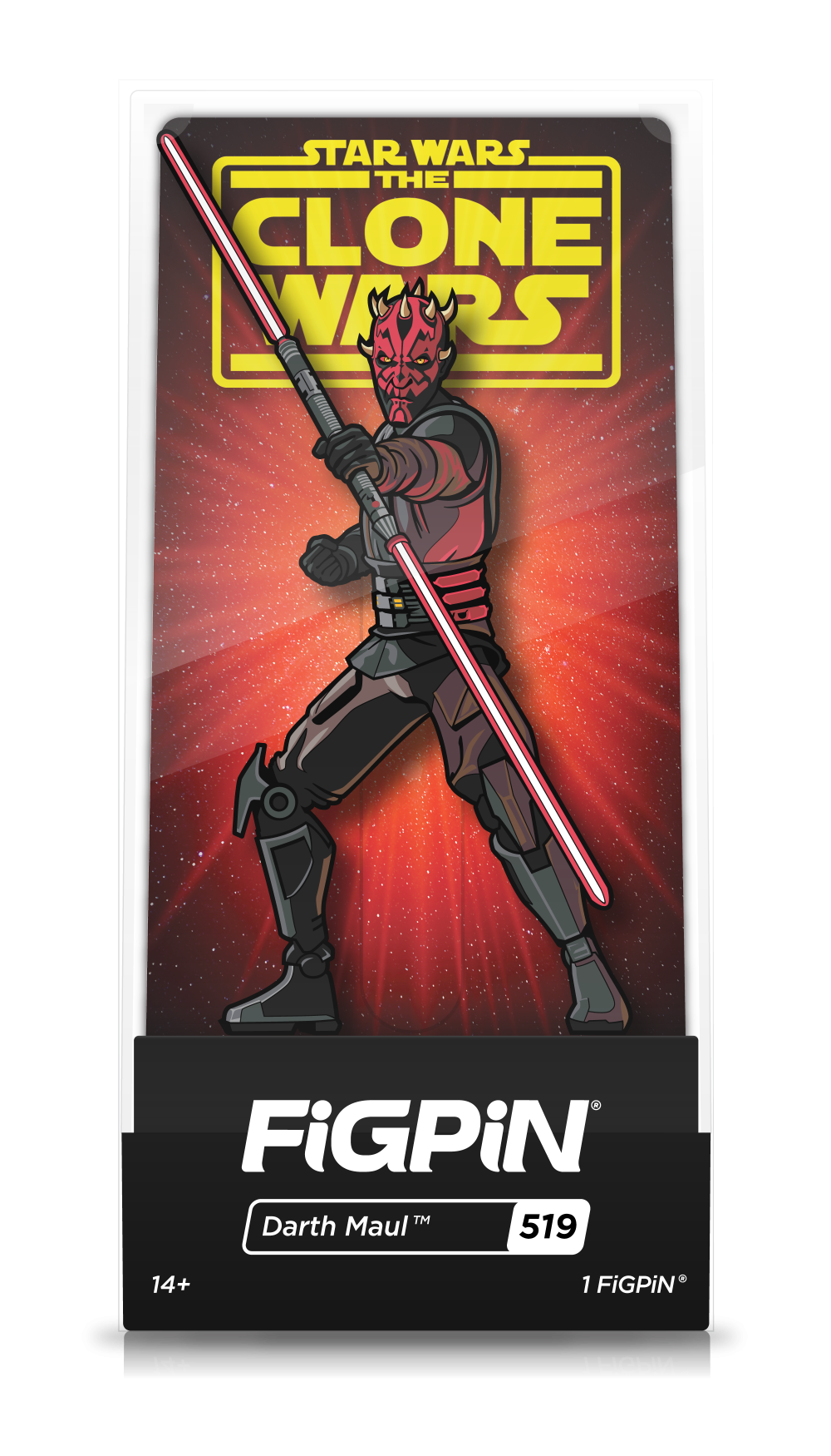 Load image into Gallery viewer, Darth Maul #519 (Star Wars: The Clone Wars) FiGPiN
