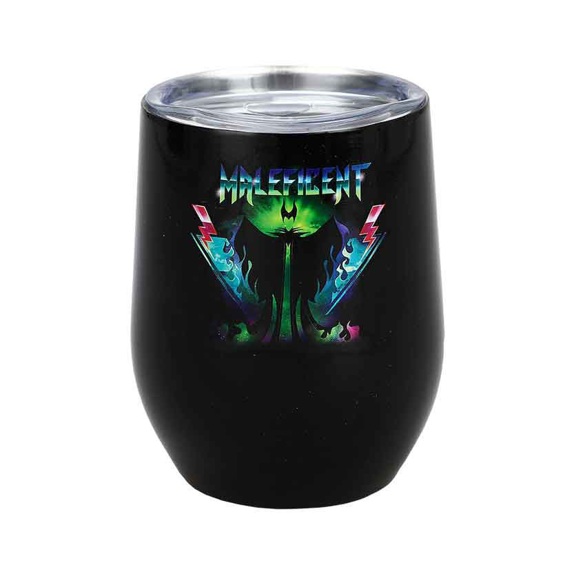 Load image into Gallery viewer, Maleficent &amp;#39;It&amp;#39;s Good to be Bad&amp;#39; Disney 10oz Stainless Steel Contour Travel Mug
