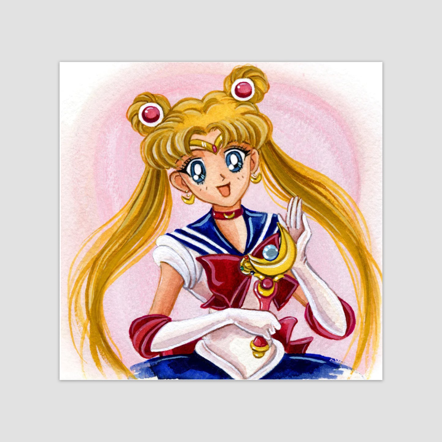Sailor Moon T-Shirts - More Sailor Moon WaterColor Classic T-Shirt