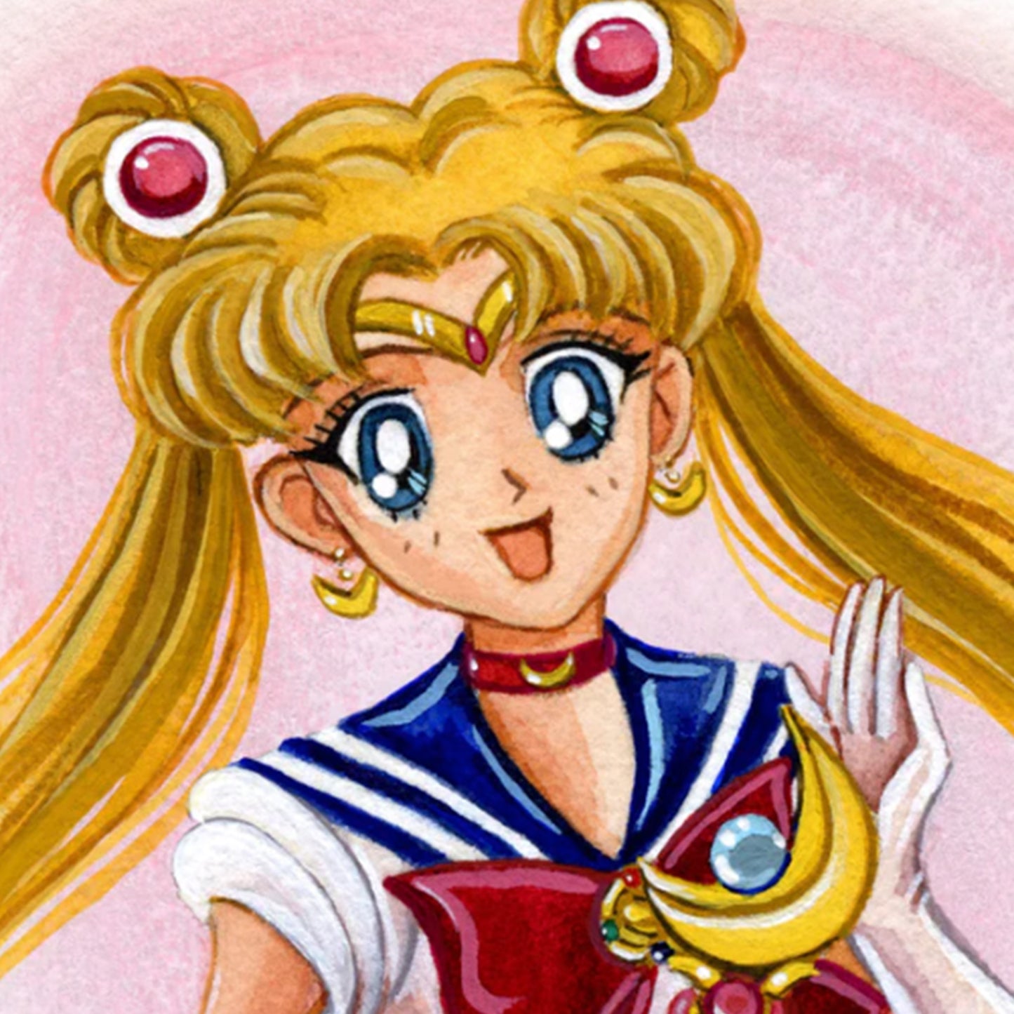 Usagi Tsukino "Classic Sailor" (Sailor Moon) Watercolor Art Print