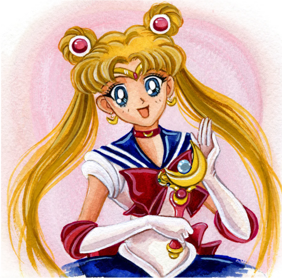 Usagi Tsukino "Classic Sailor" (Sailor Moon) Watercolor Art Print