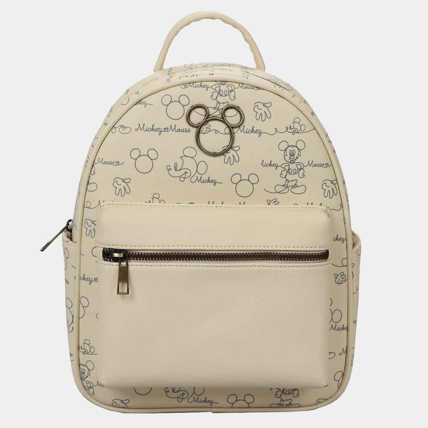 Load image into Gallery viewer, Mickey Mouse (Disney) Classic Gold Metal Badge Mini Backpack
