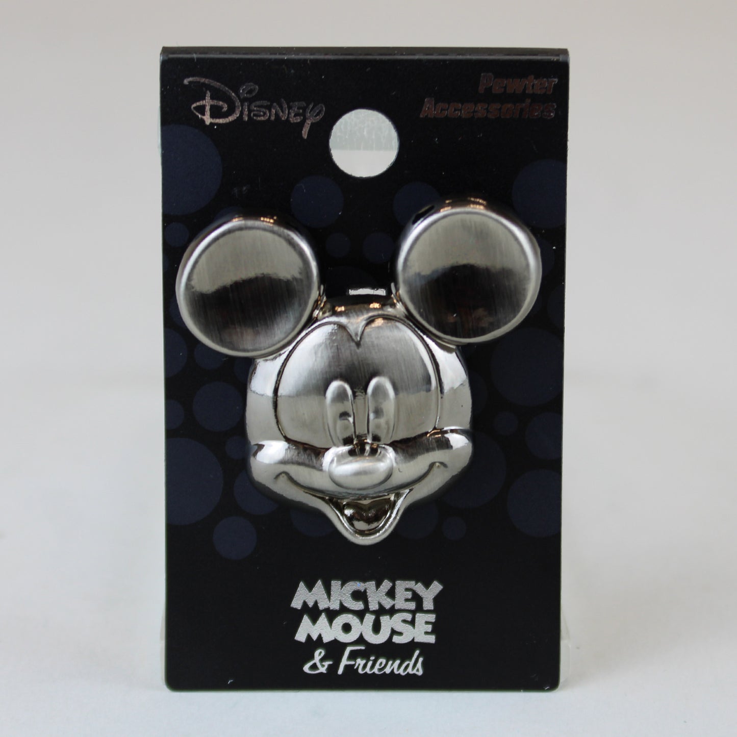 Load image into Gallery viewer, Mickey Mouse Head (Mickey &amp;amp; Friends) Disney 1.5&amp;quot; Deluxe Pewter Lapel Pin
