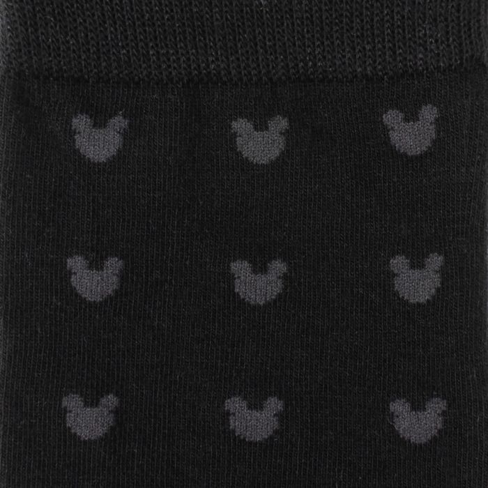 Mickey Mouse Silhouette (Disney) Black Dress Socks