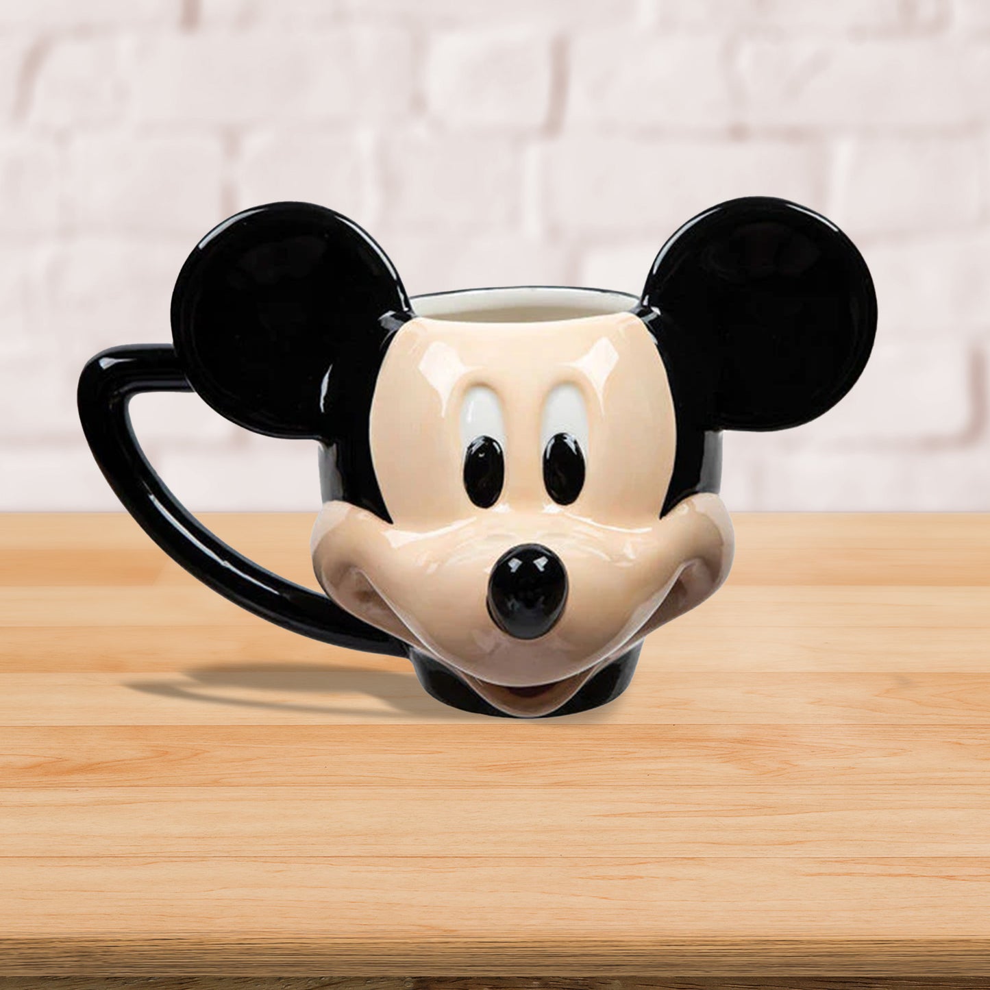 Disney Parks Mickey Mouse Retro 3D Ceramic Mug New