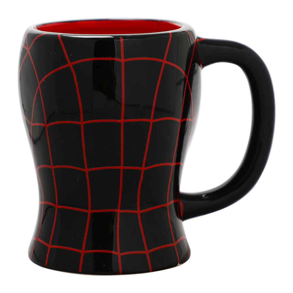 Spiderman Miles Morales 3D Sculpted Ceramic Mug