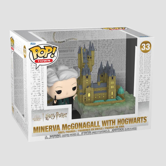 Minerva McGonagall with Hogwarts (Harry Potter) Funko Pop! Town Set