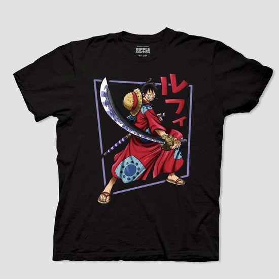 Monkey D. Luffy (One Piece) Wano Arc Black Unisex Shirt