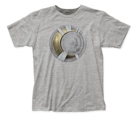 Load image into Gallery viewer, *Clearance* Moon Knight Logo (Marvel) Crescent Blade Heather Grey Unisex Shirt
