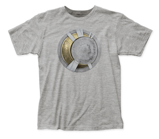 Load image into Gallery viewer, *Clearance* Moon Knight Logo (Marvel) Crescent Blade Heather Grey Unisex Shirt
